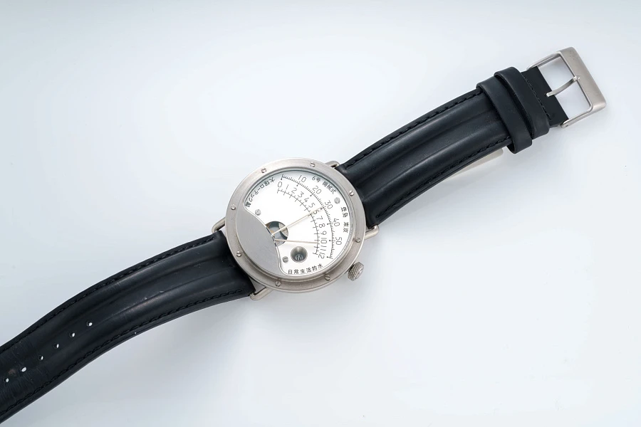 No. 6 Retrograde in Stainless Steel