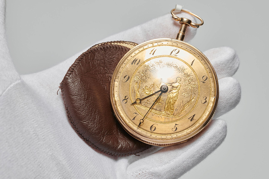 Open Face 1/4 Repeater Pocket Watch signed Breguet & Fils