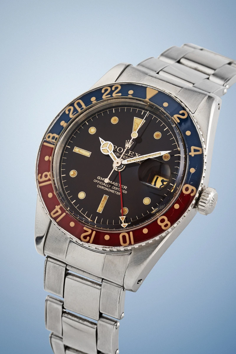 GMT Master Ref. 6542 with Bakelite Bezel in Stainless Steel