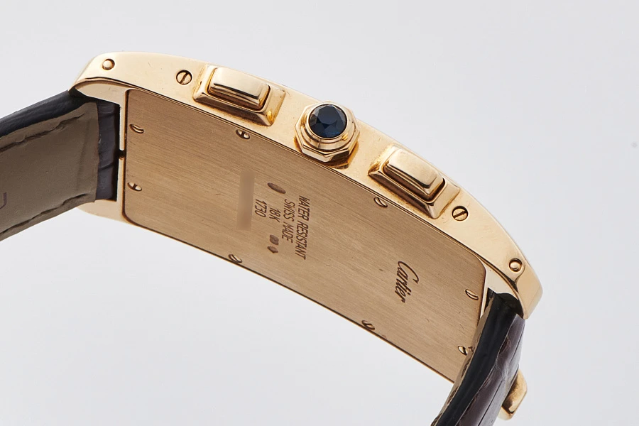 Tank Américaine Chronograph Ref. 1730 in 18k Yellow Gold