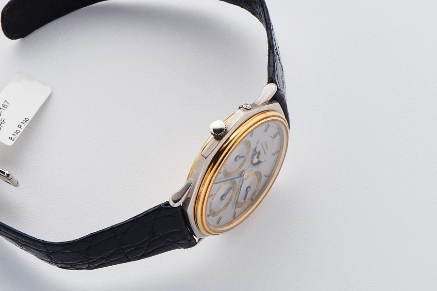 Perpetual Calendar in 18k White and Yellow Gold