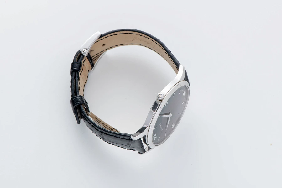 L.U.C Ultra Thin Watch with Micro Rotor Ref. 16/1902 in 18k White Gold
