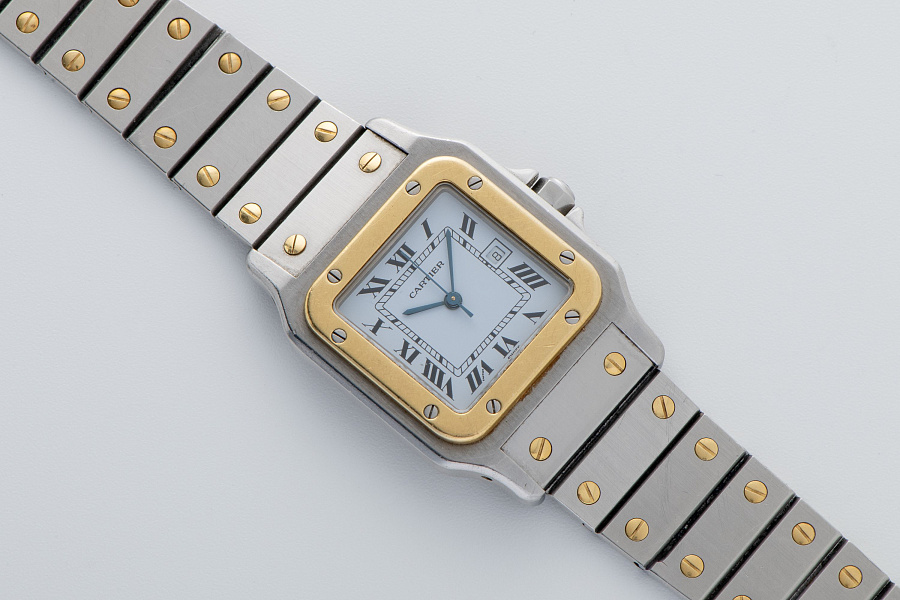 Santos Automatic Ref. 2961 in Stainless Steel and 18k Yellow Gold