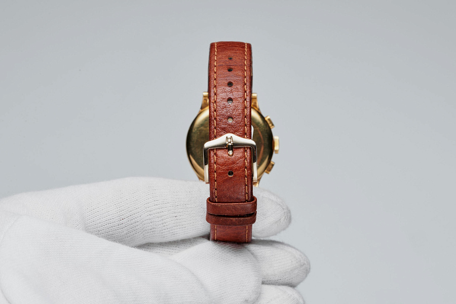 18K Yellow Gold Chronograph 1950s