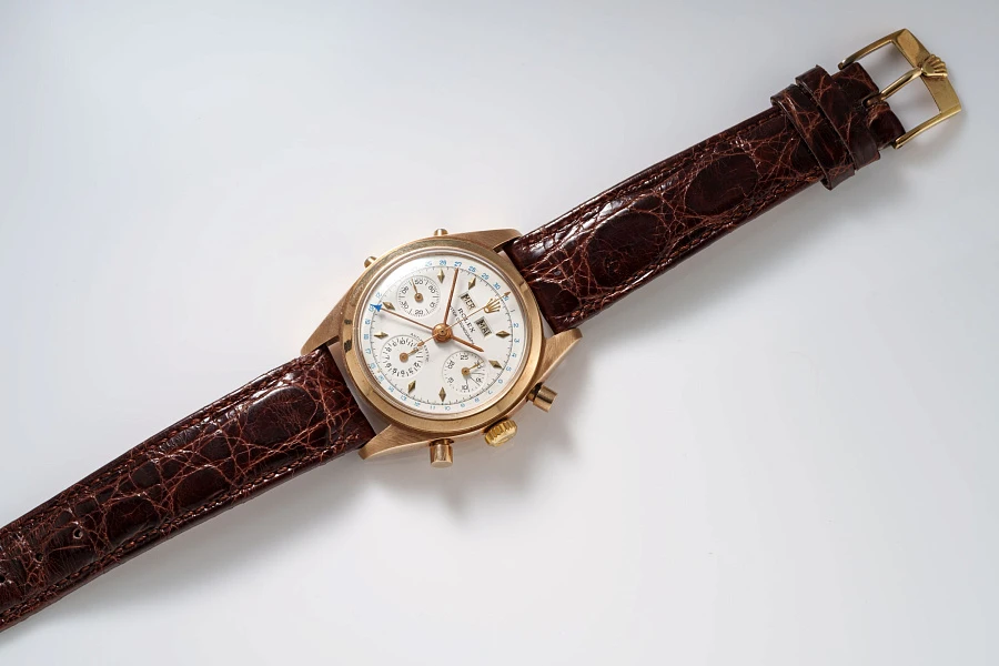 Triple Calendar Chronograph Ref. 6036 in 18k Rose Gold