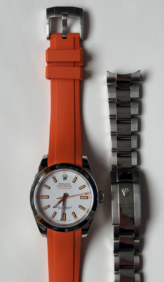 Milgauss 116400 White dial