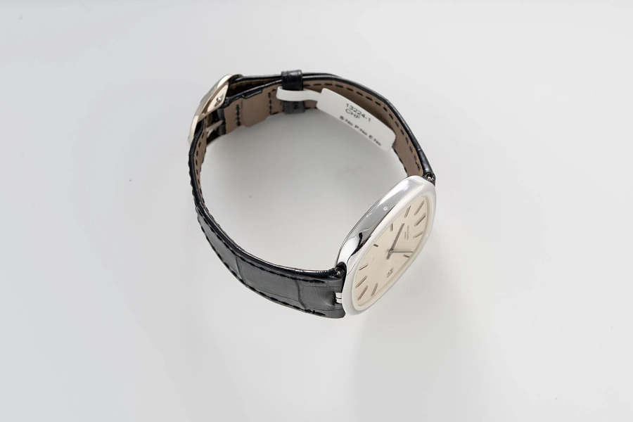 Cushion Case Ellipse Ref. 3604 in 18k White Gold