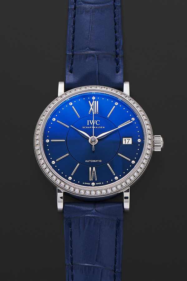 Portofino Ref. IW458111 in Stainless Steel with Diamonds