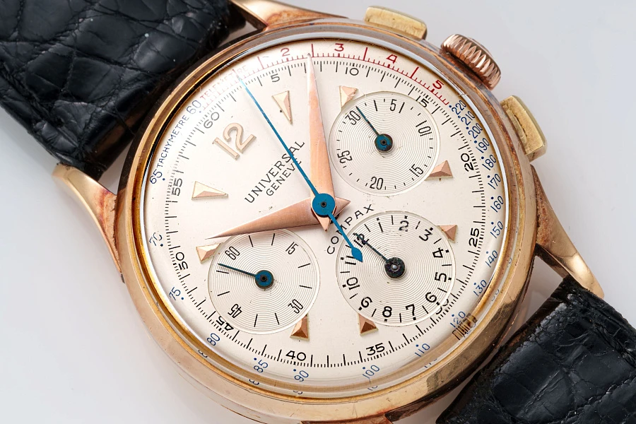 Compax Chronograph Ref. 12281 in 18k Rose Gold