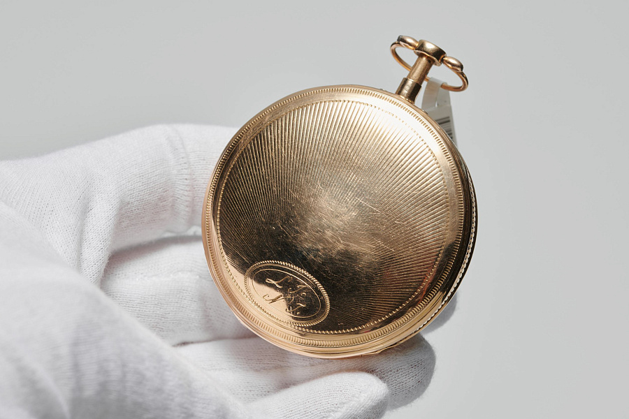Open Face 1/4 Repeater Pocket Watch signed Breguet & Fils
