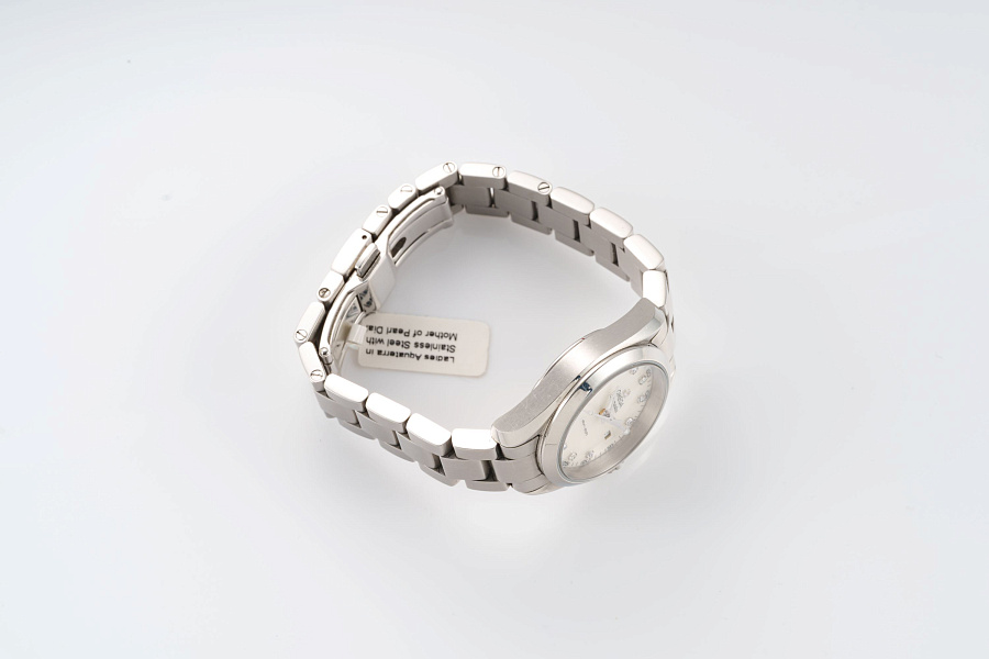 Ladies Aquaterra in Stainless Steel with Mother of Pearl Dial
