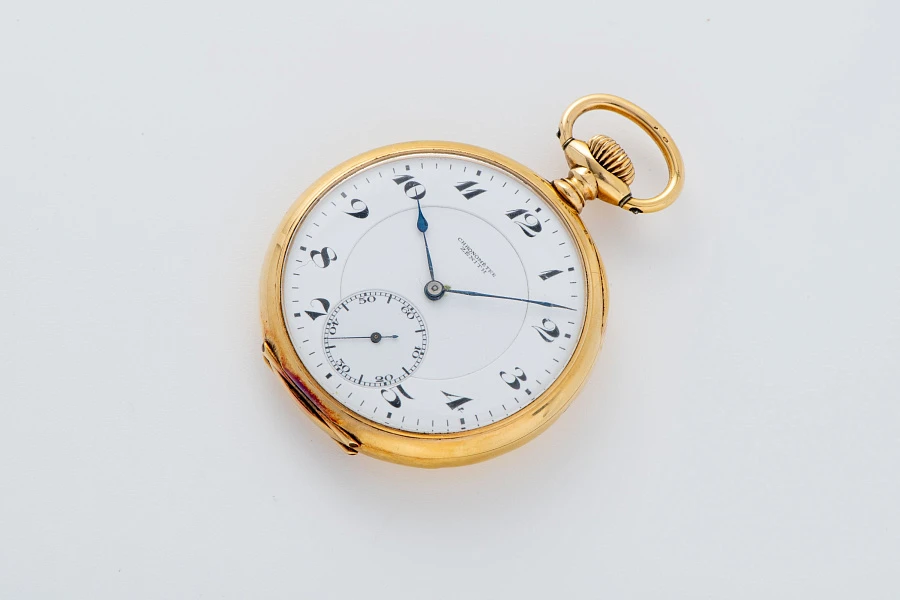 Pocket Watch 18K Yellow Gold
