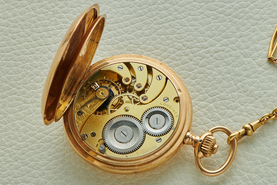18k Rose Gold Pocket Watch