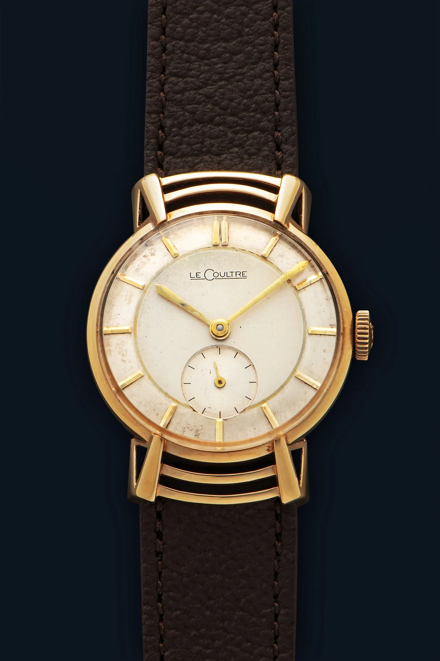 Shrouded Lugs Dress Watch in 18k Yellow Gold