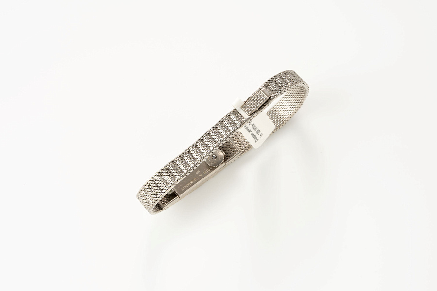 Duoplan Jewelry Watch in 18k White Gold