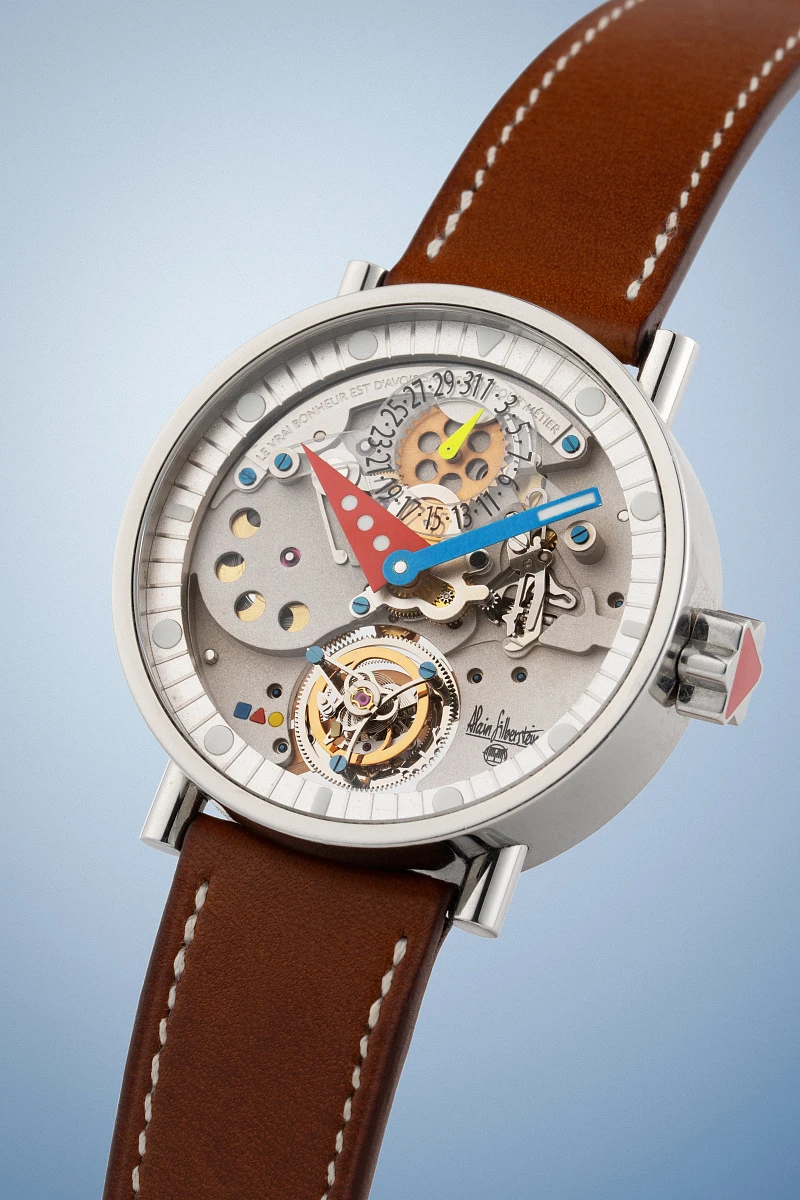Tourbillon Volante in Stainless Steel